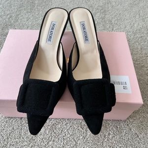 DORATORE Arci Black Mules